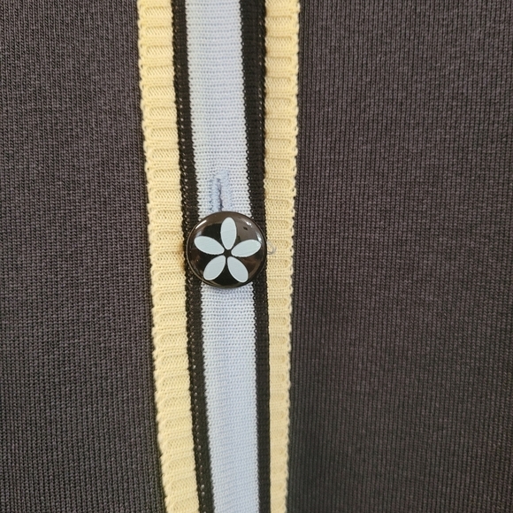 Misook Cardigan Women's Size Small Black Career Office Formal - Picture 4 of 5